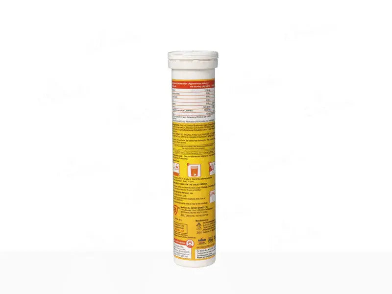 Adroit Escor-Z Sugar-Free Orange Effervescent Tablet with Zinc Immunity - Nibasu