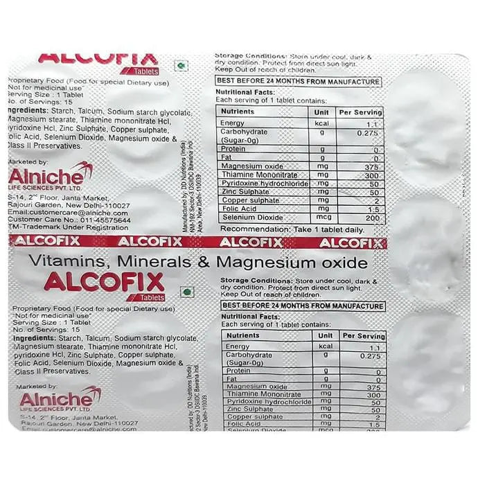 Alcofix Tablet - Nibasu