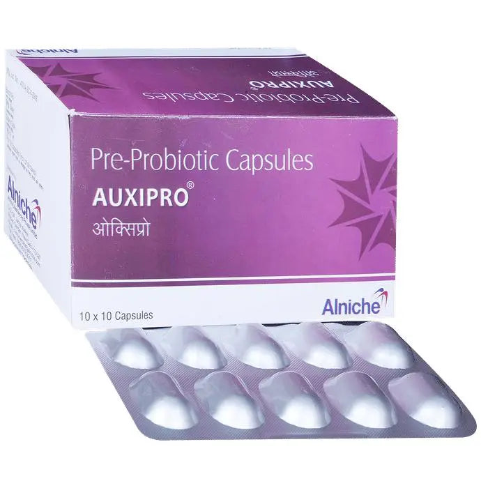 Auxipro Pre-Probiotic Capsule for Gut Health - Nibasu