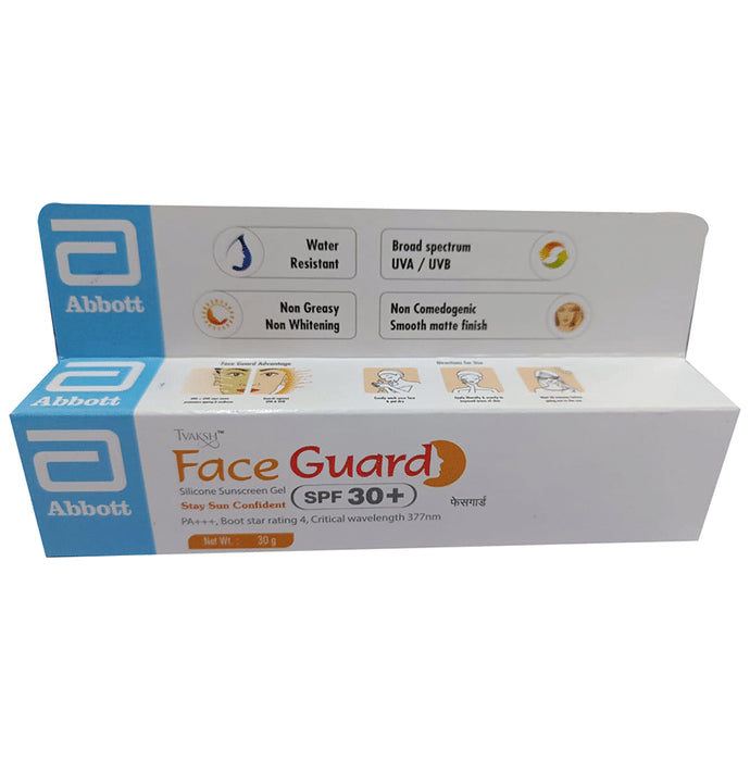 Tvaksh Face Guard Silicone Sunscreen Gel SPF 30 - Nibasu