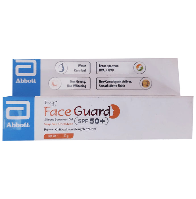 Tvaksh Face Guard Silicone Sunscreen Gel SPF 50+ - Nibasu