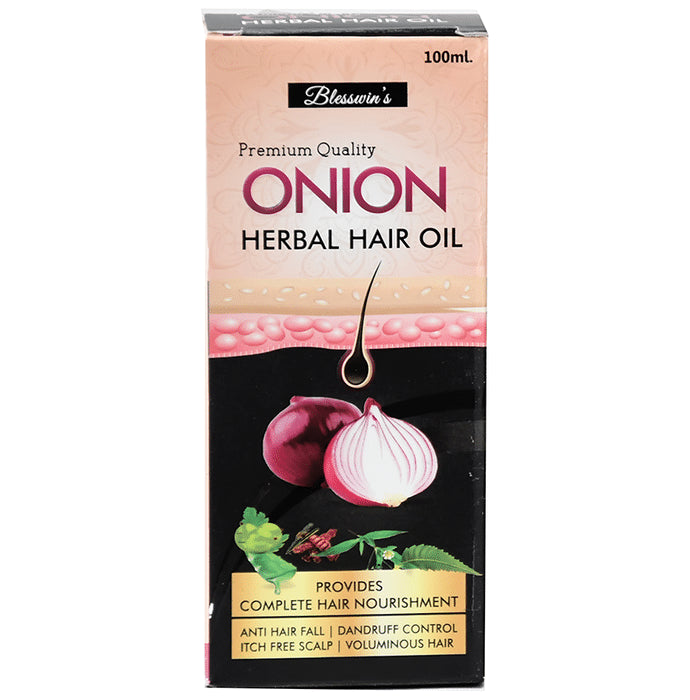 Blesswin's Onion Herbal Hair Oil - Nibasu