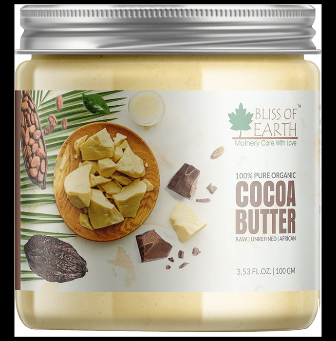 Bliss of Earth 100% Pure Organic Cocoa Butter - Nibasu