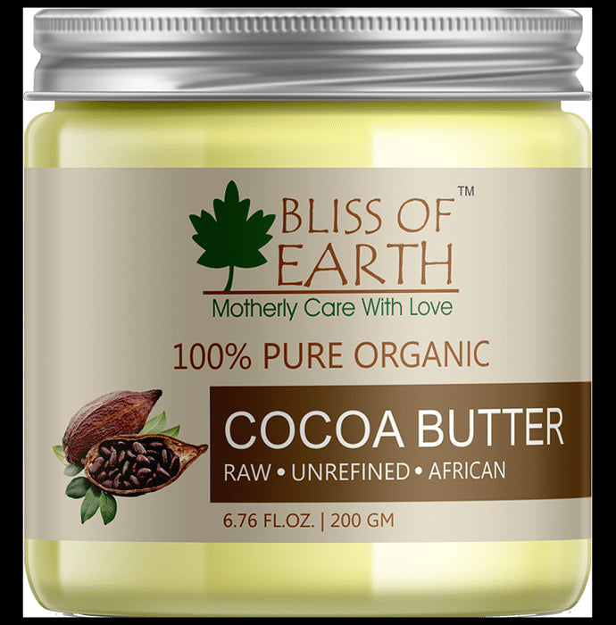 Bliss of Earth 100% Pure Organic Cocoa Butter - Nibasu