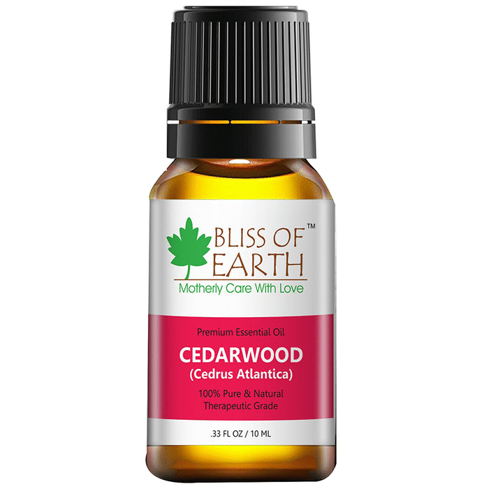Bliss of Earth Cedarwood Premium Essential Oil - Nibasu