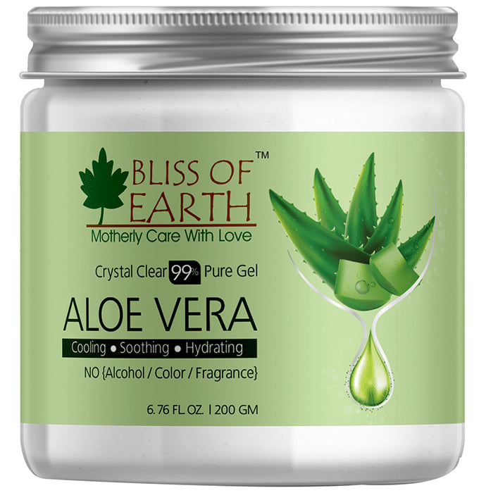 Bliss of Earth Crystal Clear 99% Pure Gel Aloe Vera - Nibasu