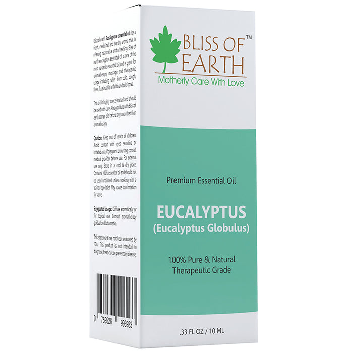 Bliss of Earth Eucalyptus Premium Essential Oil - Nibasu