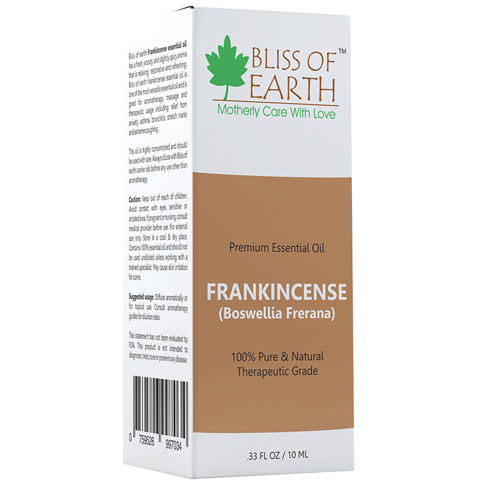 Bliss of Earth Frankincense Premium Essential Oil - Nibasu