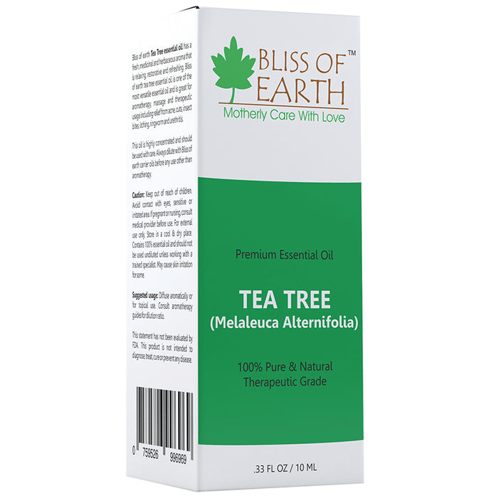 Bliss of Earth Tea Tree Premium Essential Oil - Nibasu