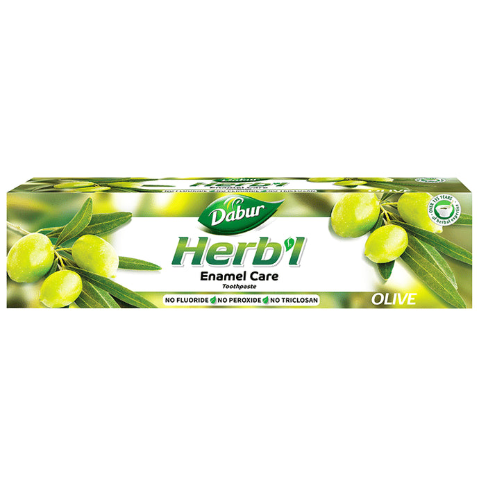 Dabur Enamel Care Olive Herbal Toothpaste - Nibasu