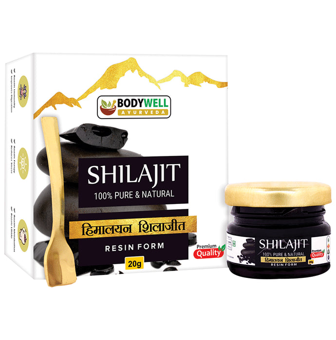 BodyWell Himalayan Shilajit Resin 100% Pure & Natural - Nibasu