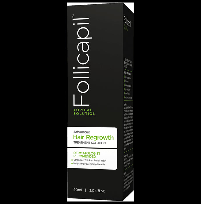 Follicapil Topical Solution Hair Serum | Advanced Hair Regrowth Treatment Solution - Nibasu