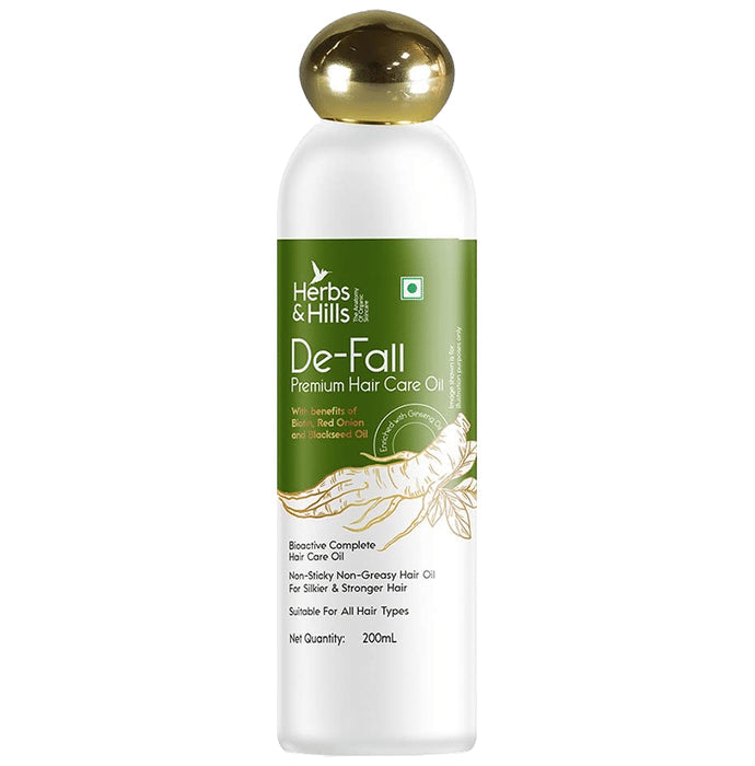 Herbs & Hills De Fall Premium Hair Care Oil - Nibasu