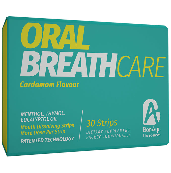 BonAyu Oral Breath Care Mouth Dissolving Strip Cardamom - Nibasu