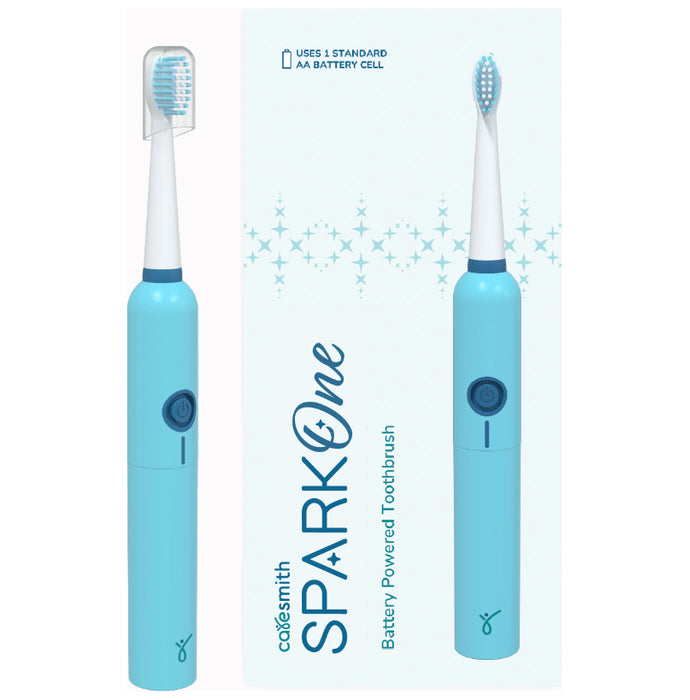 Caresmith Spark One Battery Powered Toothbrush Blue - Nibasu