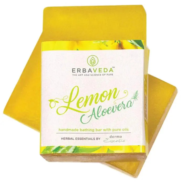 Erba Veda Lemon and Aloe Vera Soap - Nibasu
