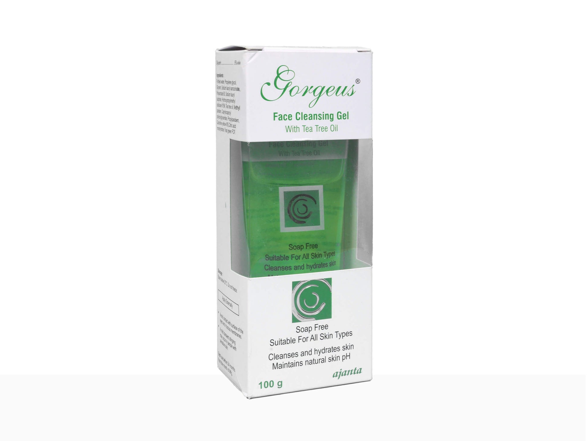 Gorgeus face cleansing gel - Nibasu