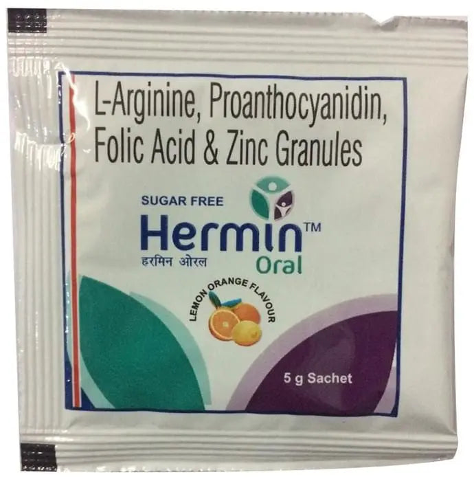 Hermin Lemon Orange Sugar Free Oral Sachet - Nibasu