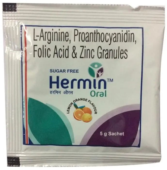 Hermin Lemon Orange Sugar Free Oral Sachet