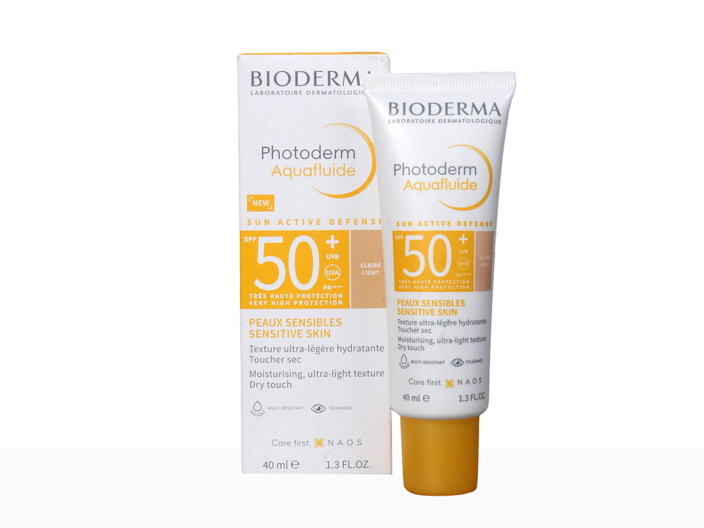 Bioderma Photoderm Max Aquafluide SPF 50+ Claire Light Colour - Nibasu