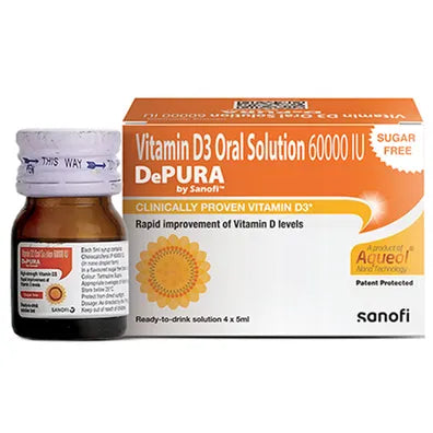 Depura 60k Vitamin D3 Oral Solution - Nibasu