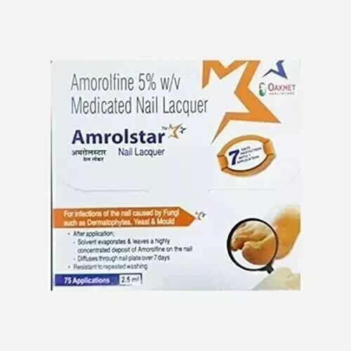 Amrolstar Nail Lacquer 2.5ml - Nibasu