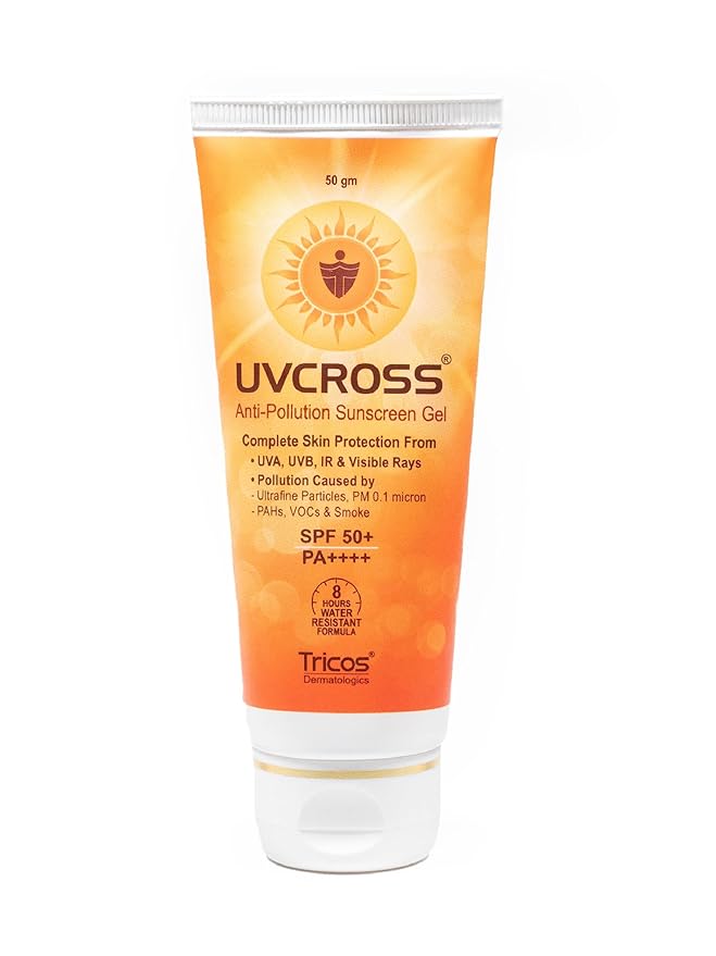 Uvcross Anti-Pollution Sunscreen Gel SPF 50+ - Nibasu 