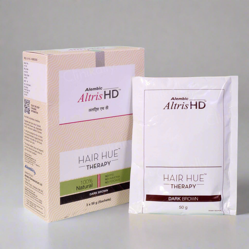 Altris HD Hair Hue Therapy Dark Brown - Nibasu 