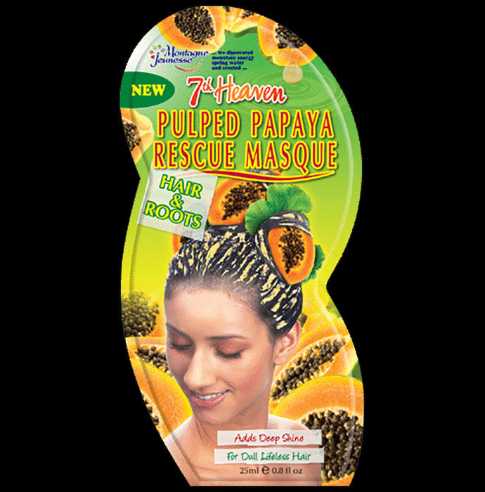7th Heaven Rescue Hair Masque Pulped Papaya - Nibasu