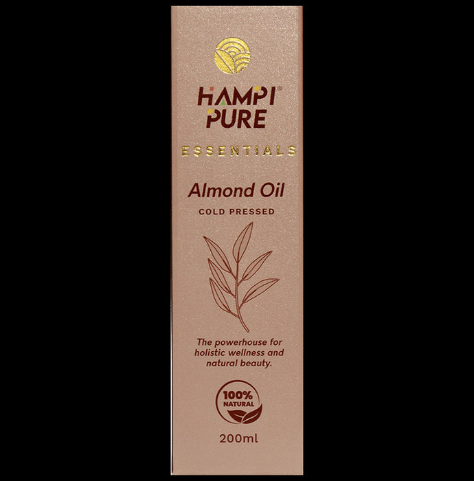 Hampi Pure Essential Cold Pressed Almond Oil - Nibasu
