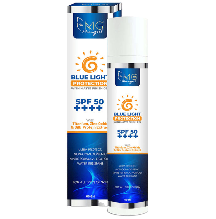 MG Meowgirl Blue Light Protection with Matte Finish Gel SPF 50++++ - Nibasu
