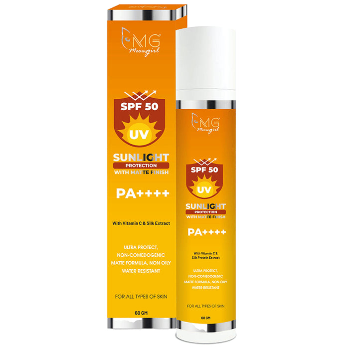 MG Meowgirl UV Sunlight Protection with Matte Finish Gel SPF 50 PA++++ - Nibasu