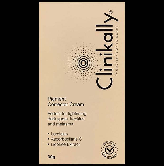 Clinikally Pigment Corrector Cream with Licorice Extract | For Dark Spots, Freckles & Melasma - Nibasu