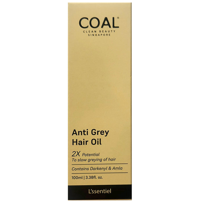Coal Clean Beauty Anti Grey Hair Oil - Nibasu