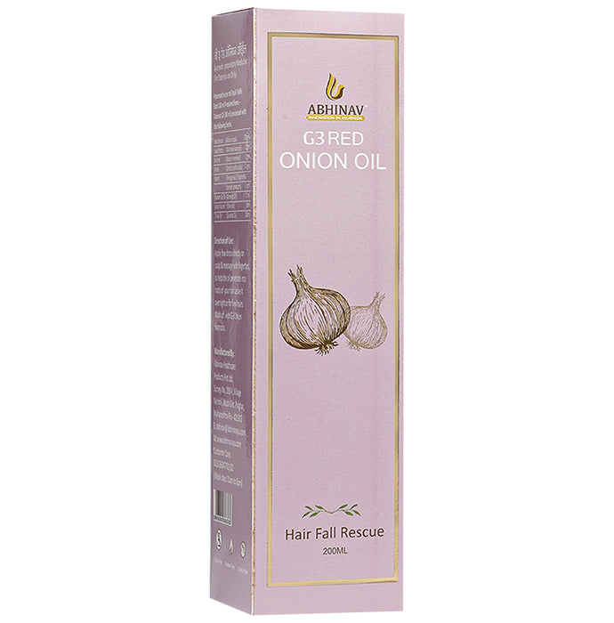 Abhinav G3 Red Onion Oil - Nibasu