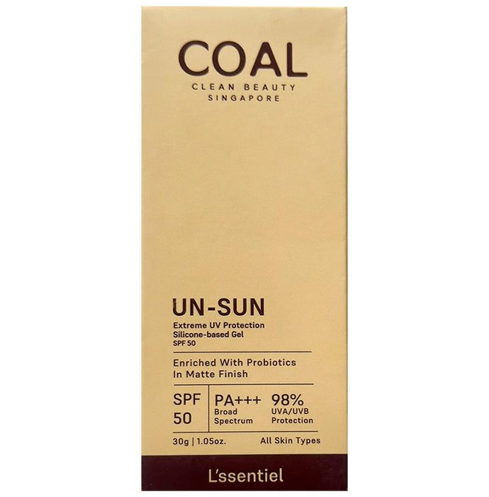 Coal Clean Beauty UN-Sun Gel SPF 50 PA+++ - Nibasu