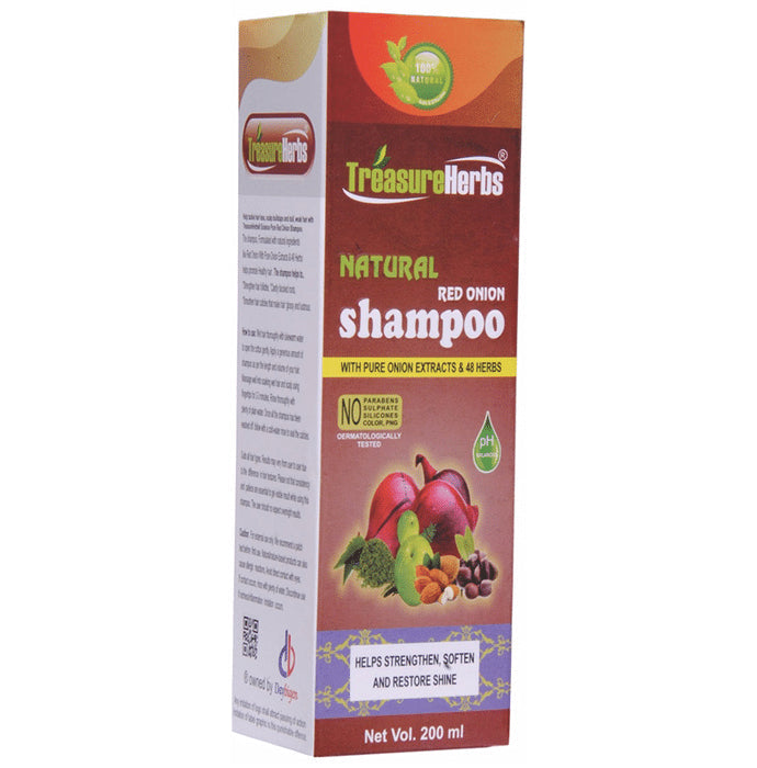TreasureHerbs Natural Red Onion Shampoo - Nibasu