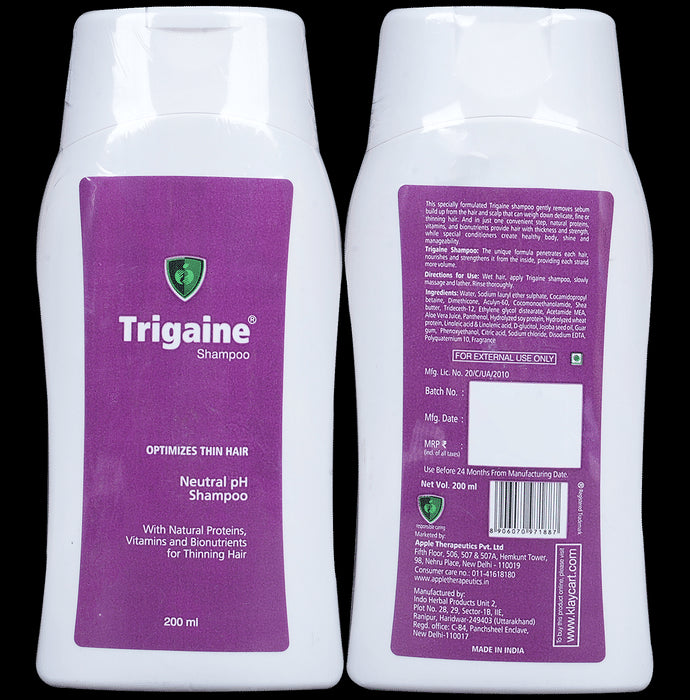 Trigaine Neutral pH Shampoo | Optimises Thin Hair - Nibasu