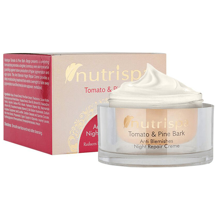 Nutrispa Anti Blemishes Night Repair Creme Tomato & Pine Bark - Nibasu