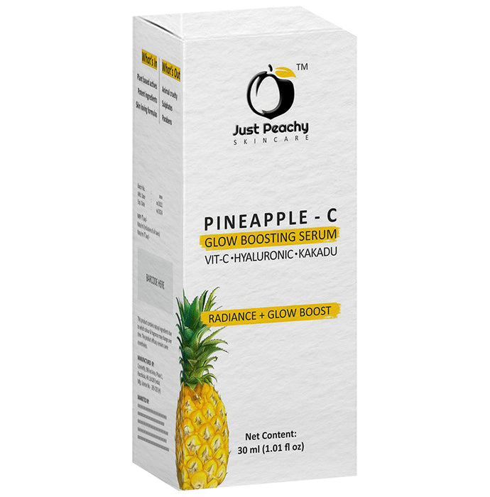 Just Peachy Pineapple-C Glow Boosting Serum - Nibasu