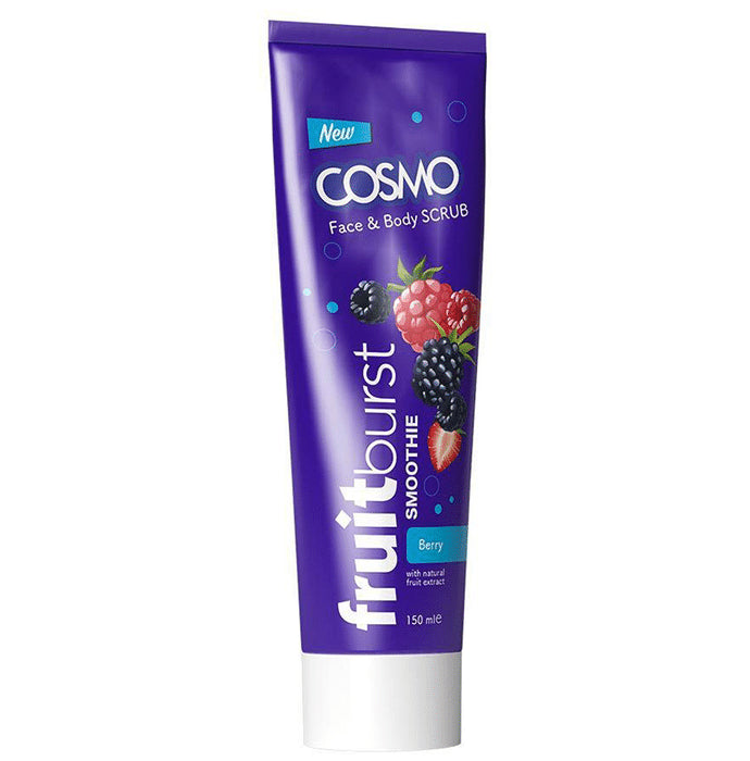 Cosmo Fruit Burst Smoothie Face & Body Scrub Berry - Nibasu