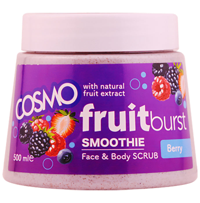 Cosmo Fruit Burst Smoothie Face & Body Scrub Berry - Nibasu