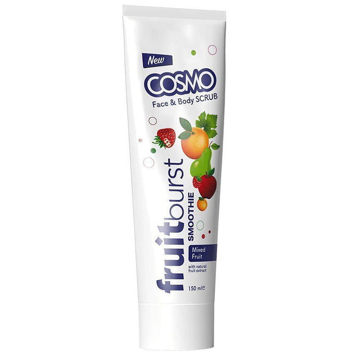 Cosmo Fruit Burst Smoothie Face & Body Scrub Mixed Fruit - Nibasu