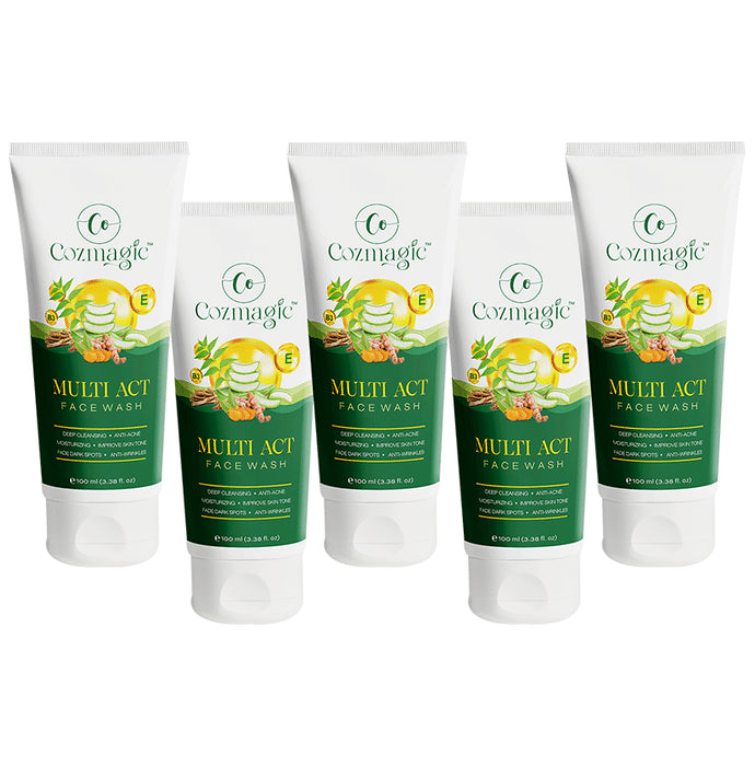 Cozmagic Multi Act Face Wash (100gm Each) - Nibasu