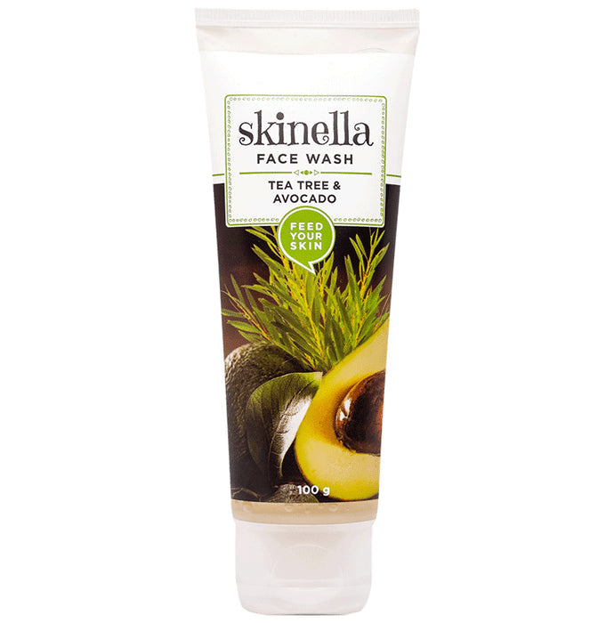 Skinella Face Wash Tea Tree & Avocado - Nibasu