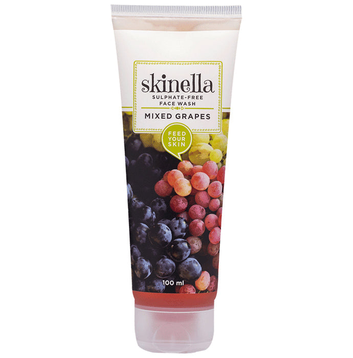 Skinella Sulphate-Free Face Wash Mixed Grapes - Nibasu