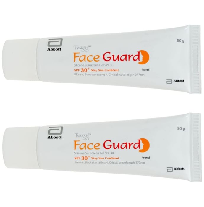 Tvaksh Face Guard Silicone Sunscreen (50gm Each) SPF 30+ - Nibasu