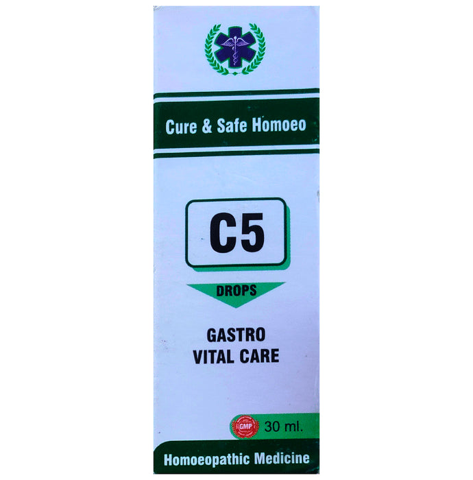 Cure & Safe Homoeo C5 Gastro Vital Care Oral Drops - Nibasu