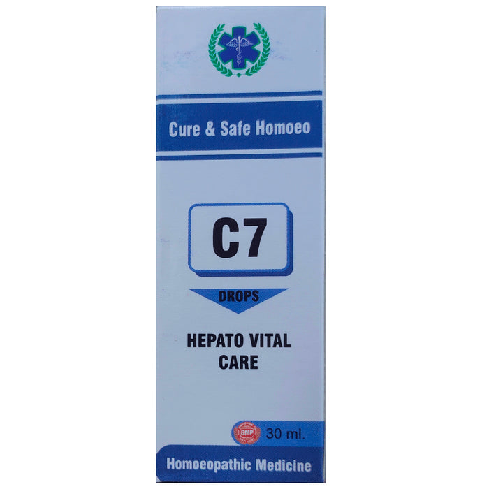 Cure & Safe Homoeo C7 Hepato Vital Care Oral Drops - Nibasu