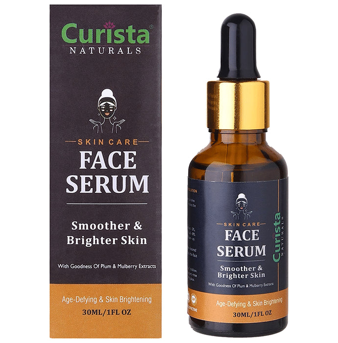 Curista Naturals Face Serum for Smoother & Brighter Skin - Nibasu